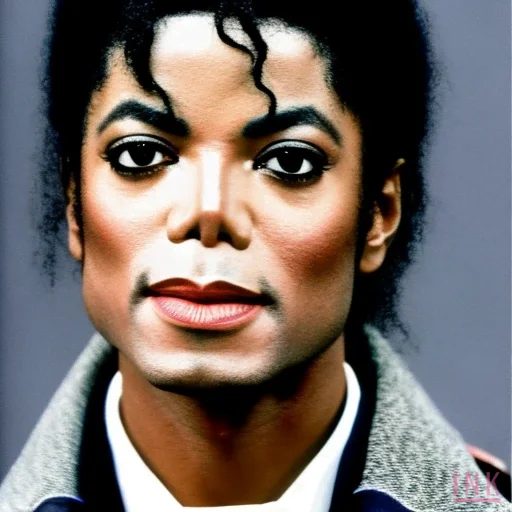 Ai generated portrait of Michael Jackson