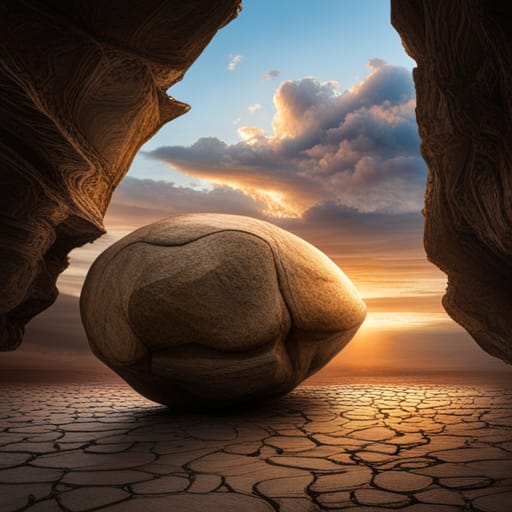 a rock caught between two hard places